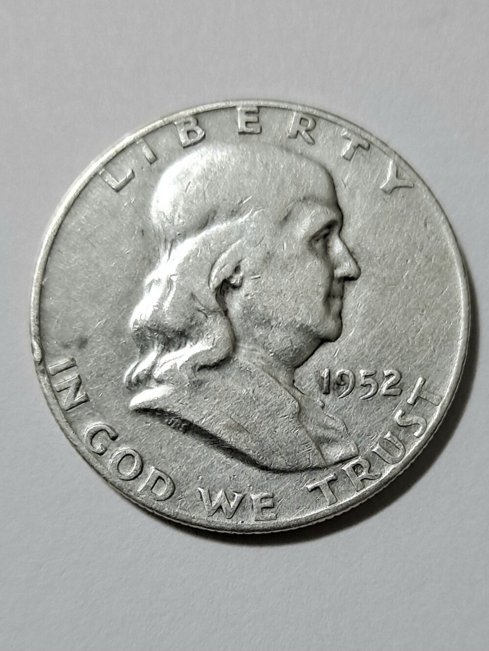 1952 D FRANKLIN HALF DOLLAR (90% SILVER)